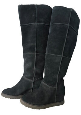 UGG Classic Femme Black Over the Knee 24" Tall Size 10